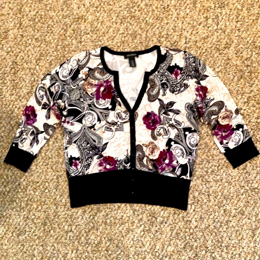 White House Black Market L cardigan